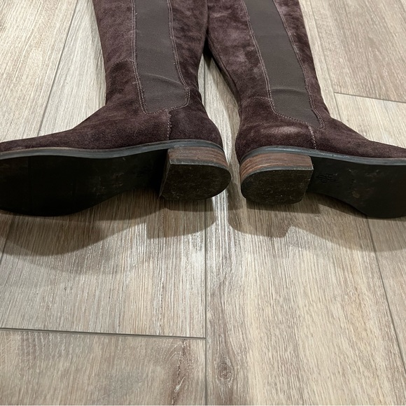 Cole Haan - brown knee high suede leather boots - Picture 3 of 3
